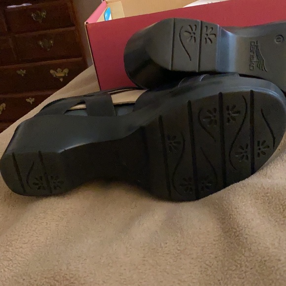 Dansko Jamey Met Full Grain Black Sz EU 41 - Picture 5 of 8